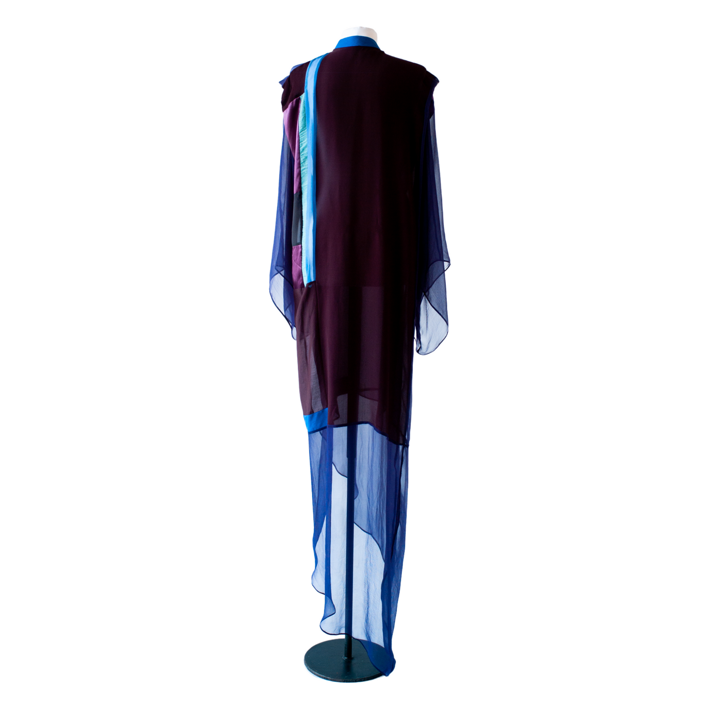 silk kimono blue